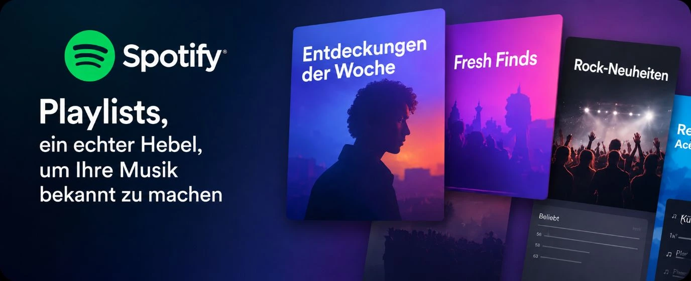 Redaktionelle, algorithmische und von Nutzern erstellte Playlists auf Spotify