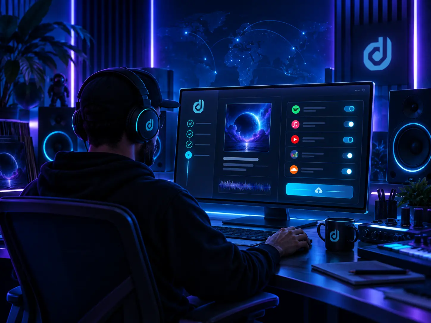 Une interface de distribution musicale avec les plateformes de streaming