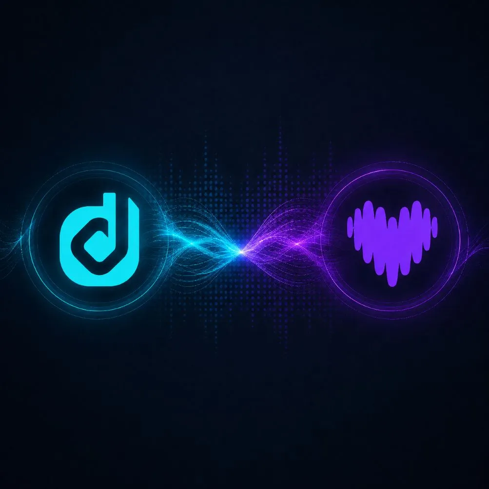 Artist uploading their music to Deezer with Dibsteur