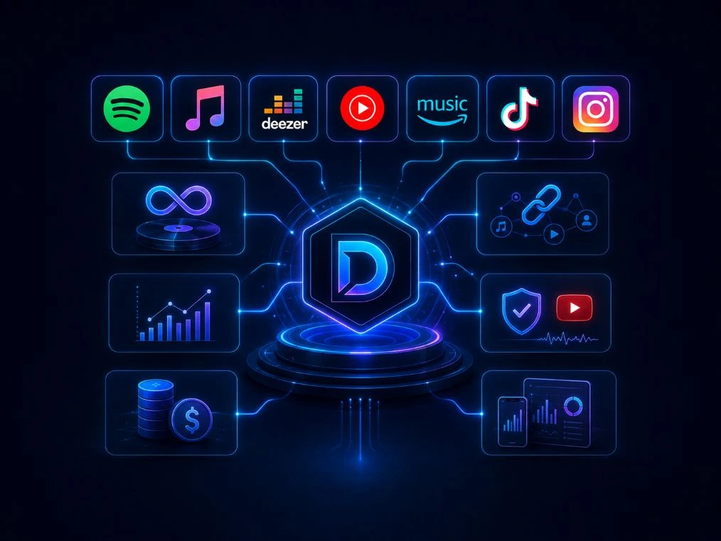 Musik mit Dibsteur auf Streaming-Plattformen vertreiben